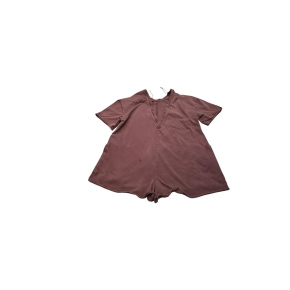 NWOT Maroon Hotshot Tee Romper XS small flaw - Picture 7 of 8